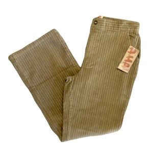 NWT A-Ha Rib Cage High Waist Corduroy Pants